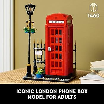 Amazon.co.jp: LEGO Ideas Red London Telephone Box Model for
